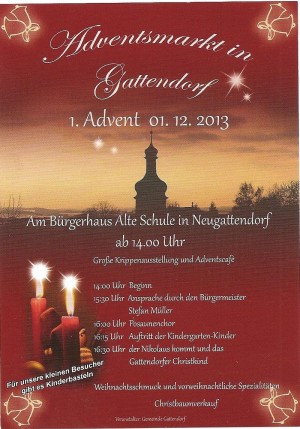 Flyer Adventsmarkt